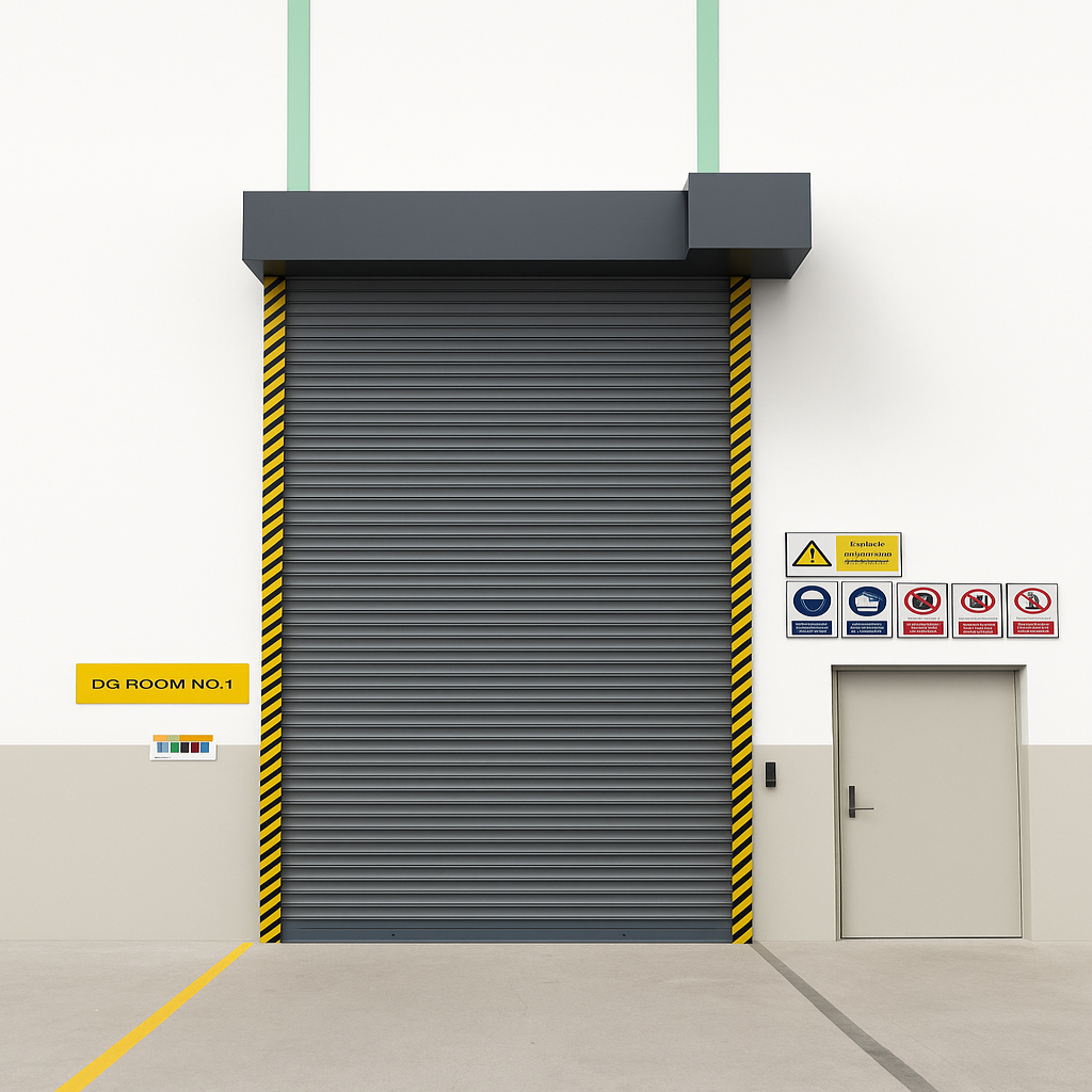 Fireproof Rolling Shutter Door